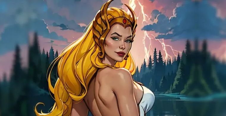 She-Ra de He-Man y Los Amos del Universo como nunca la viste: así se vería en la vida real, según la IA