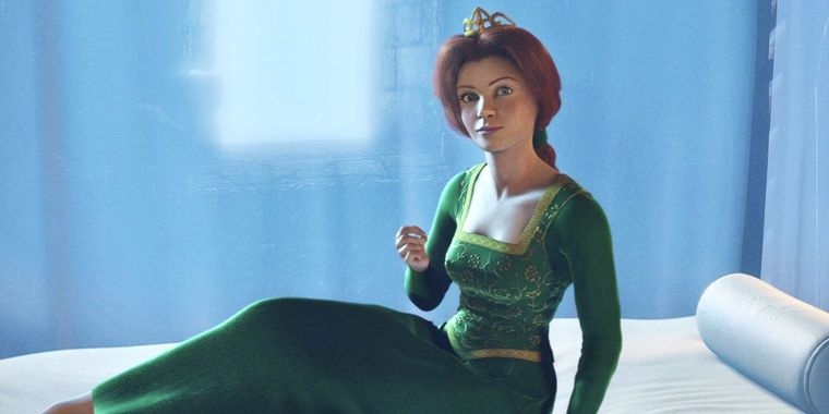 Fiona, la princesa de Shrek recreada con IA