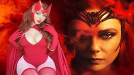 Cosplayer nos hechiza y enamora con su traje de Bruja Escarlata