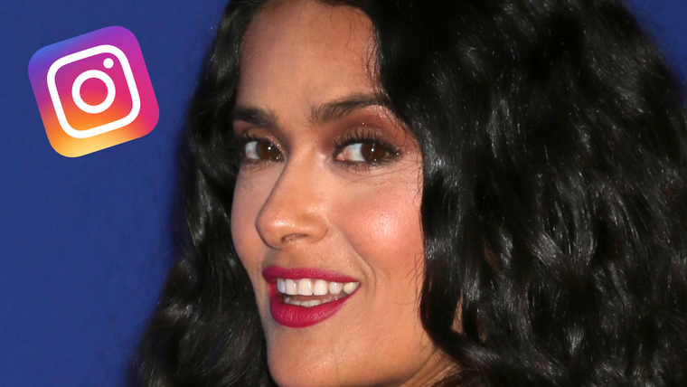 Salma Hayek explotó Instagram mostrando su cuerpo