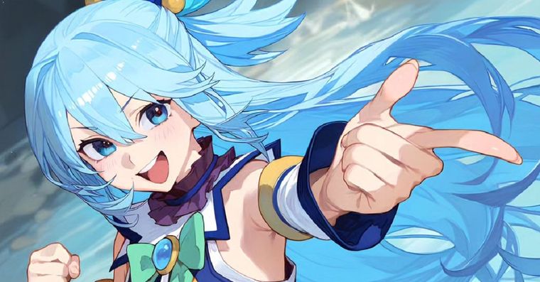 Aqua de Konosuba! revive gracias a la IA