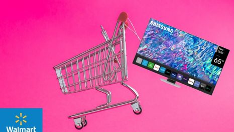 El televisor está en oferta por tiempo limitado en Walmart.