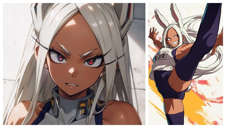 Mirko es presentada como una de las heroínas más fuertes y valientes de Japón