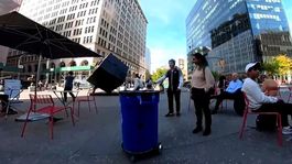 Botes de basura robots en Nuevas York.