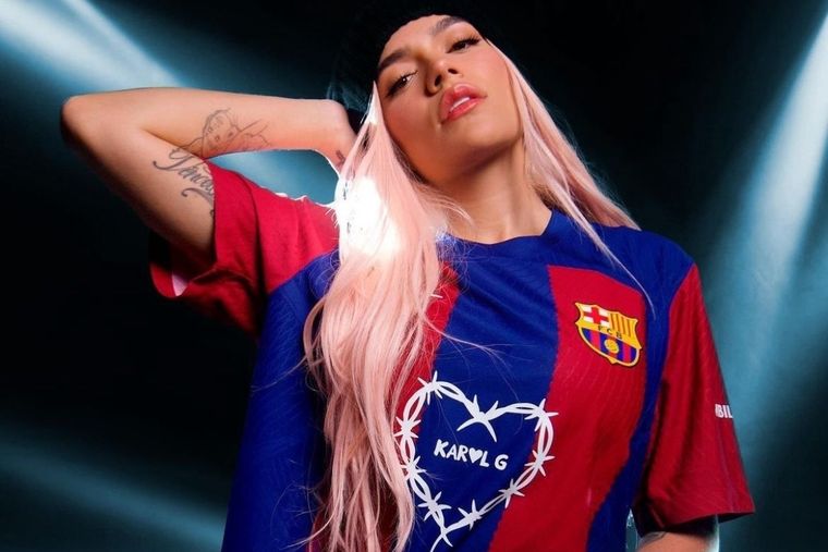 Karol G y el Barça, juntos