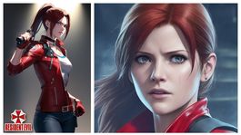 Esta IA nos muestra cómo se vería Claire Redfield en una versión realista de Resident Evil