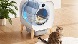 Xiaowan, la caja de arena de Xiaomi para gatos inteligente