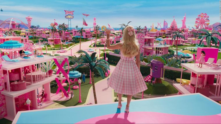 La casa de muñecas es la misma que aparece en la película de Barbie.