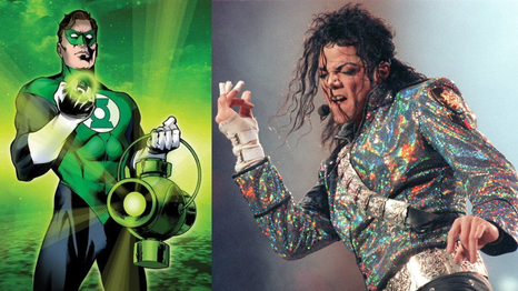 Michael Jackson si fuera linterna verde