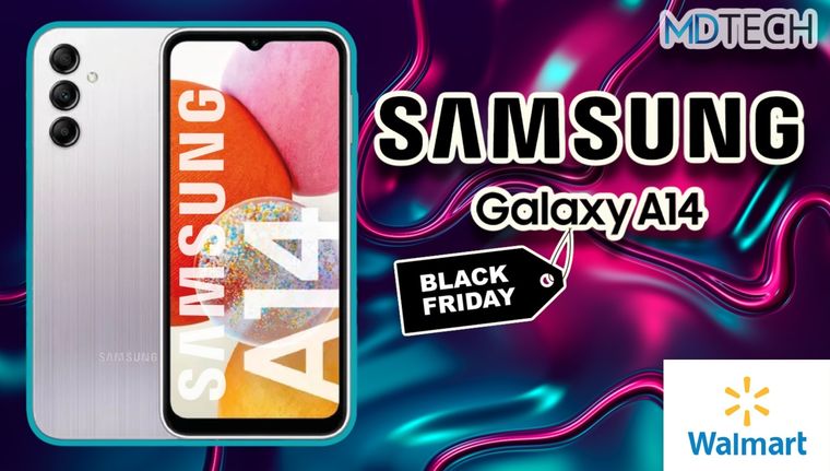 Black Friday: el Samsung Galaxy A14 está a precio de fábrica en este Walmart