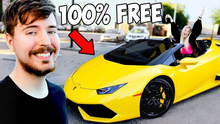 MrBeast fue chofer de Uber por un día y regaló un Lamborghini