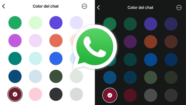 Modos de personalización de WhatsApp