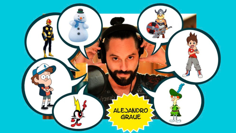 Alejandro Graue, actor de doblaje que perdió el trabajo por la inteligencia artificial