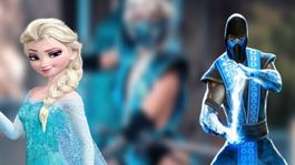 Cosplayer fusiona a Elsa de Frozen con Sub Zero de Mortal Kombat