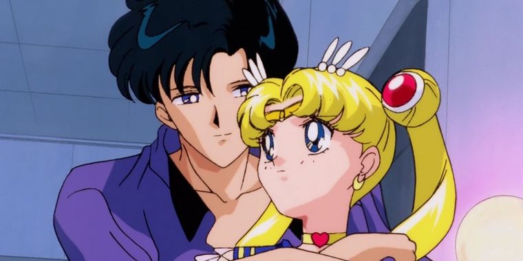 Serena y Tuxedo Mask en un fanart especial por San Valentín