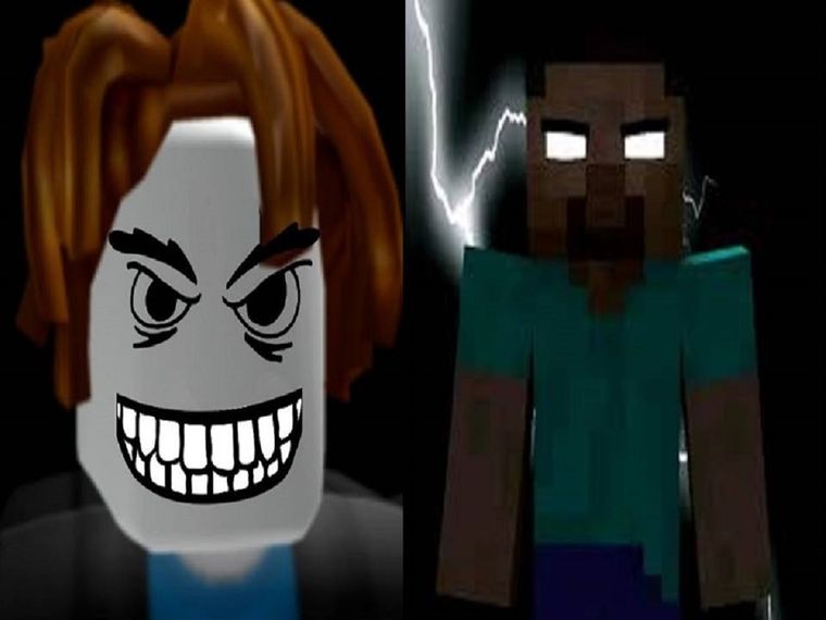 Minecraft en Roblox: la historia de terror de una usuaria con los personajes oscuros de Canchillon y Herobrine