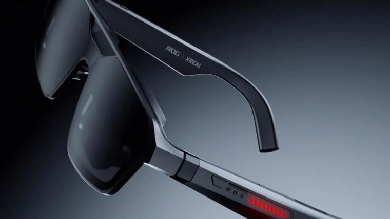 Las nuevas gafas de ASUS ROG proyectan una pantalla virtual gigante pensada para el gaming inmersivo.