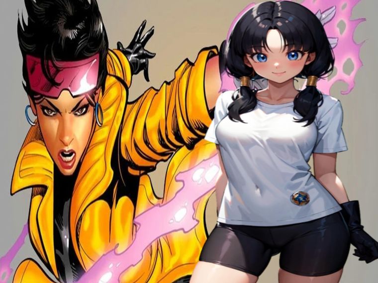 Así sería la fusión perfecta entre Videl y Júbilo: fuerza saiyajin con estilo mutante