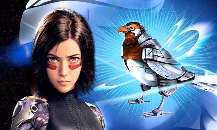 Los Halcones Galácticos al estilo cyberpunk de Alita Battle Angel