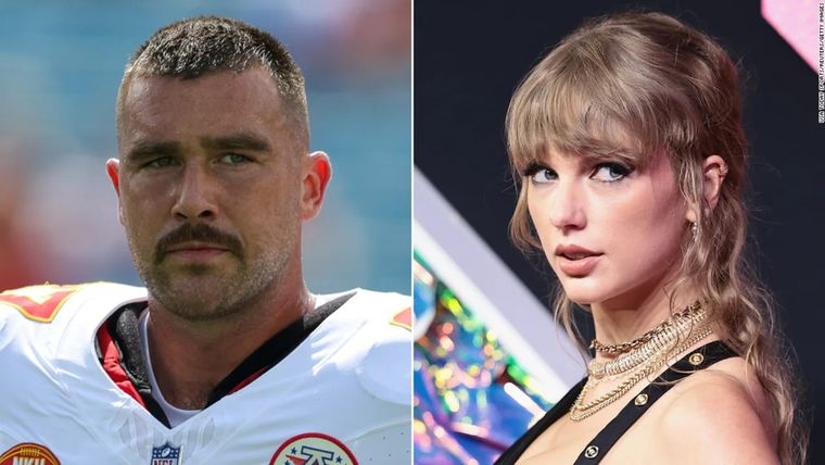 Travis Kelce estaría saliendo con la cantante Taylor Swift