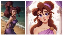 Megara es presentada como una mujer misteriosa que trabaja para Hades