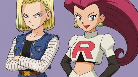 El anime enloquece: fusionan a Androide 18 de Dragon Ball y Jessie de Pokémon en un crossover que enloquece