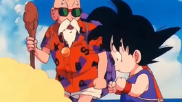 Goku en la escuela del Maestro Roshi