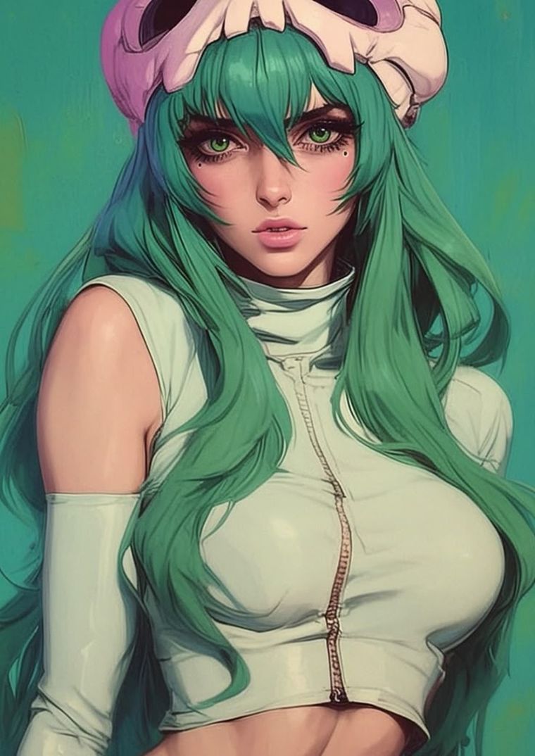 Nelliel posee una forma infantil con cabello verde, una cicatriz en el rostro y una personalidad ingenua. Nelliel posee una forma infantil con cabello verde, una cicatriz en el rostro y una personalidad ingenua.