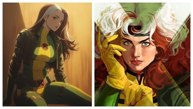 Rogue aparece en X-Men como una mutante con una habilidad poderosa pero trágica