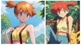 Misty es presentada como una de las primeras compañeras de viaje de Ash Ketchum