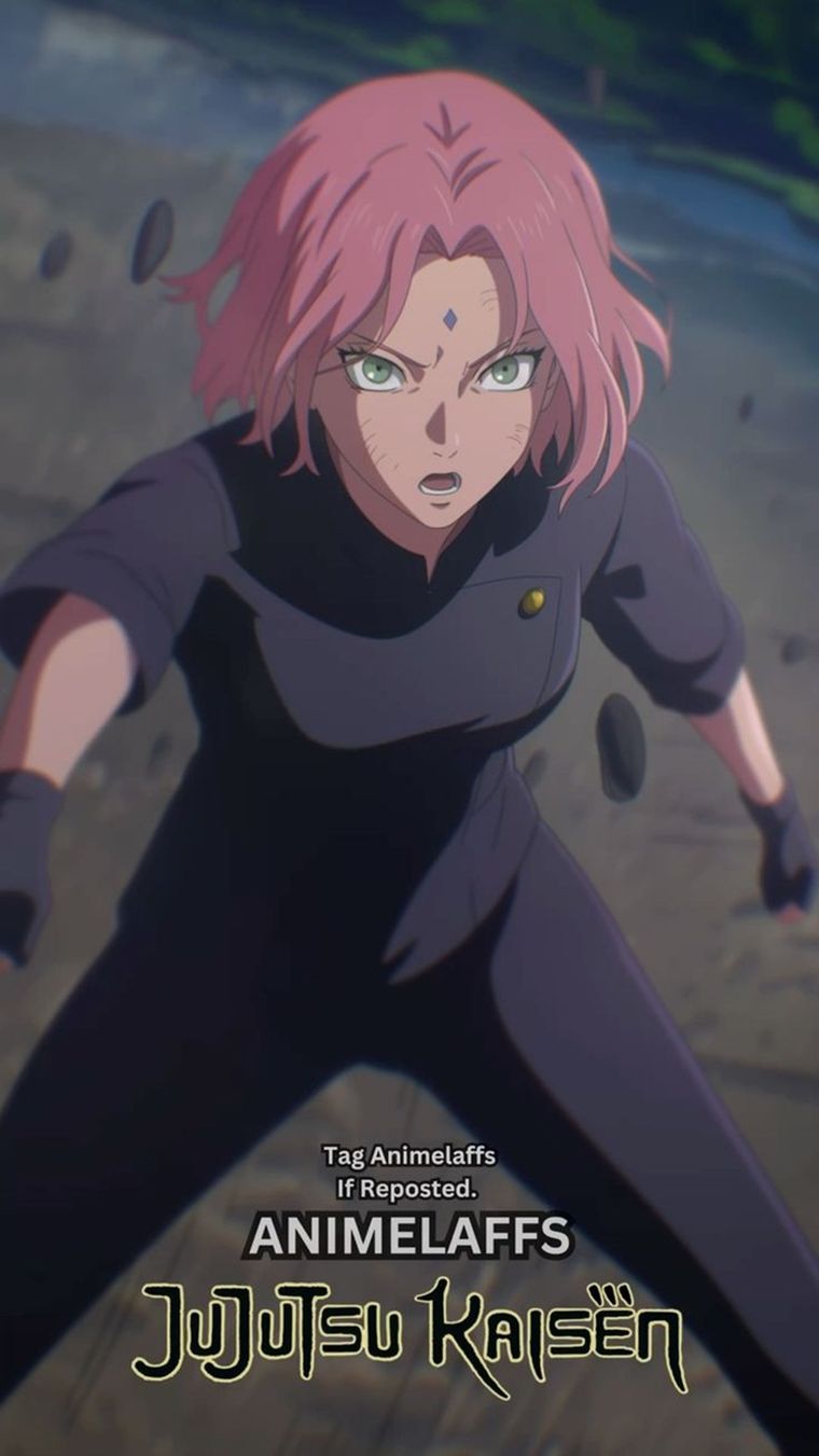 Sakura Haruno en Jujutsu Kaisen. Sakura Haruno en Jujutsu Kaisen.