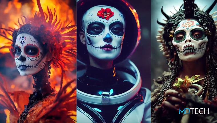 Así de increíbles se verian estas catrinas del multiverso según esta IA