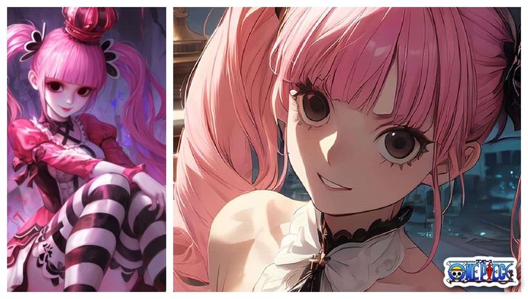 Observa la primera recreación que la IA realizó de Perona, la “Princesa Fantasma” de One Piece