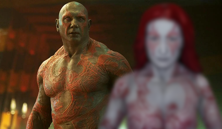 Drax de Guardianes de la Galaxia si fuera mujer
