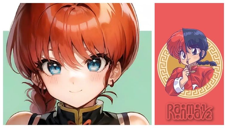 La inteligencia artificial nos lleva a los ‘90 con una versión realista de Ranma-chan