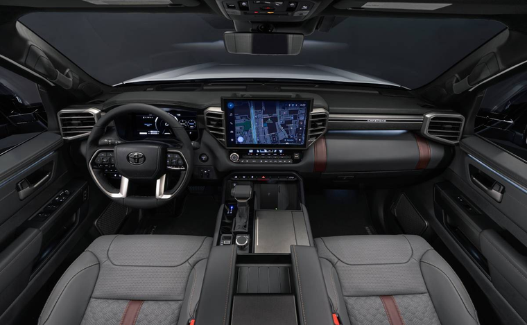 Interior de la Toyota Sequoia 2026 Interior de la Toyota Sequoia 2026