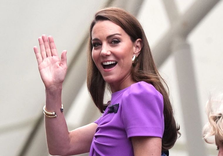 Kate Middleton hizo su segunda aparición pública desde que anunció que tiene cáncer