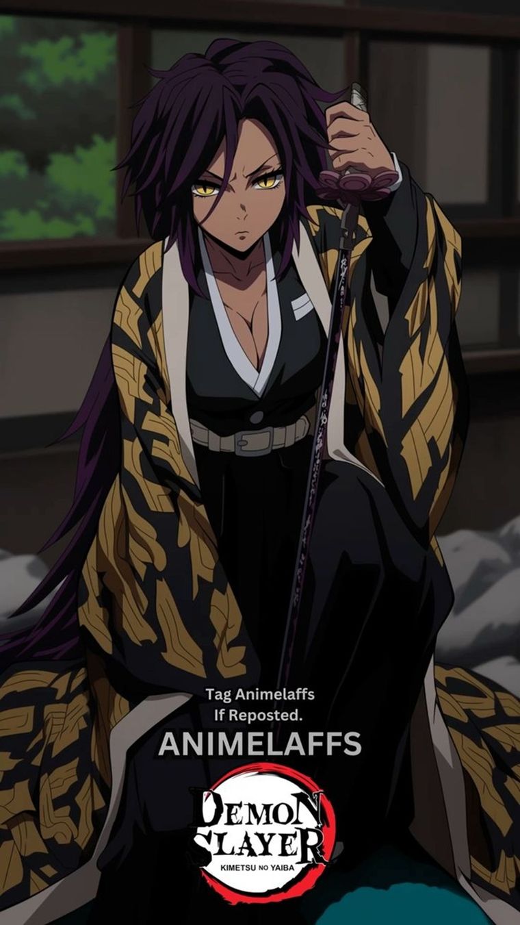 Yoruichi Shihouin en el mundo de Demon Slayer. Yoruichi Shihouin en el mundo de Demon Slayer.