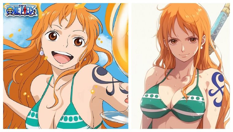 La IA desarrolla la primera versión hiperrealista de Nami en el arco de Skypiea de One Piece