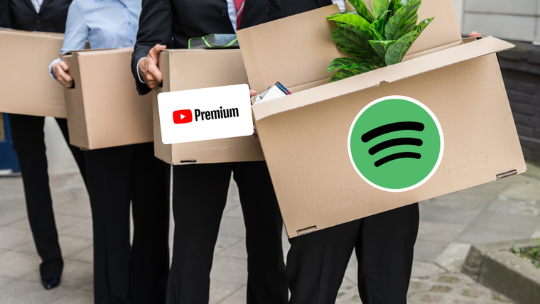 Despídete de Spotify y YouTube Premium