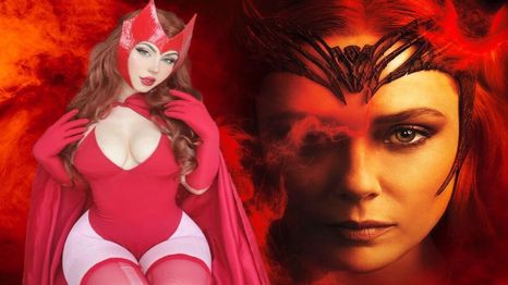 Cosplayer nos hechiza y enamora con su traje de Bruja Escarlata