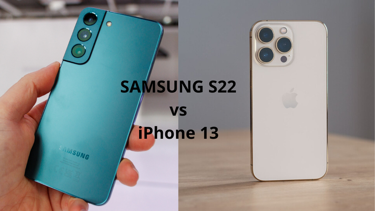 Comparación entre iPhone 13 y Samsung S22