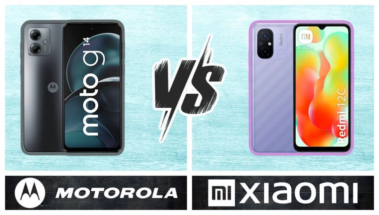 ¿Cuáles es mejor? Conoce la comparación definitiva entre el Motorola g14 y el Xiaomi Redmi 12C