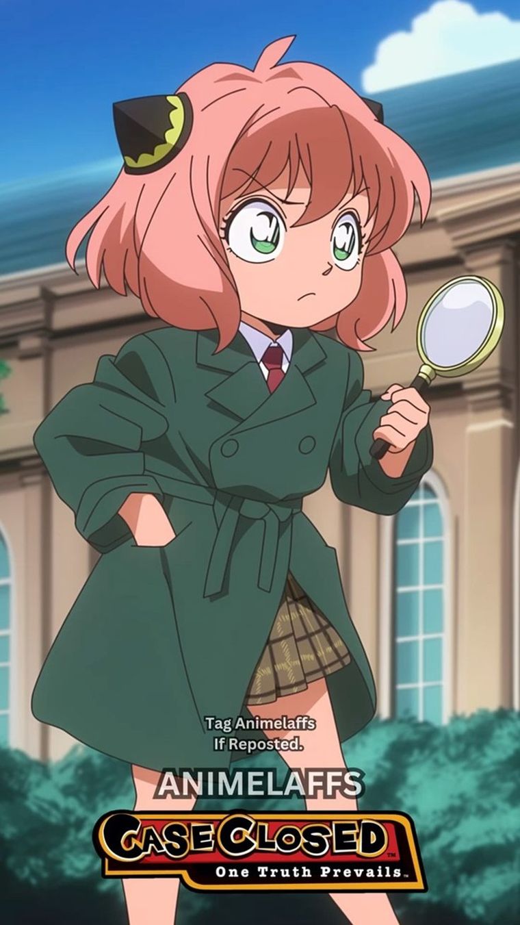 Anya Forger en Case Closed (Detective Conan). Anya Forger en Case Closed (Detective Conan).