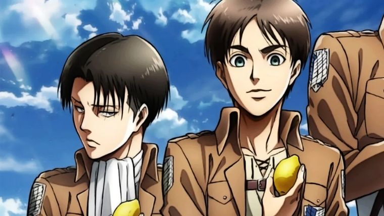Levi y Eren de Attack on Titans