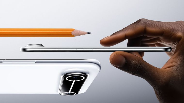El nuevo TECNO Slim desafía al Samsung Galaxy S25 Edge con diseño ultrafino y batería más potente.