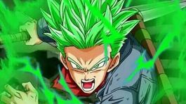Trunks del Futuro como el Legendario Super Saiyajin