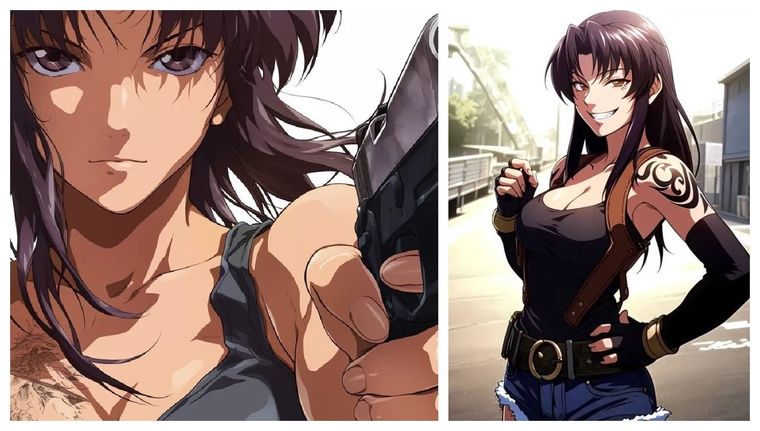 Revy es presentada como una de las integrantes de Lagoon Company