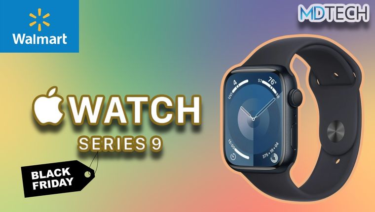 Gracias al Black Friday y Walmart puedes comprar el Apple Watch Series 9 con el mayor descuento