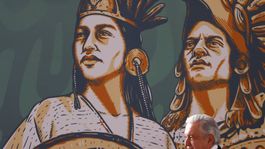 El encuentro de dos figuras históricas separadas por 500 años.